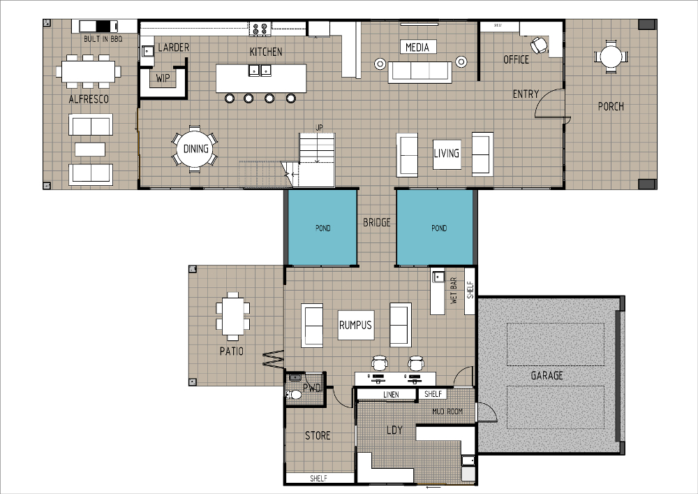 Home Design Atlas DSR4004 - Ground Floor