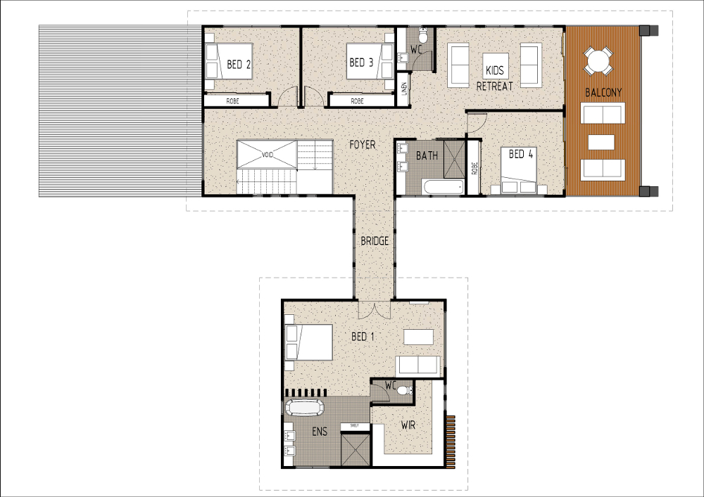 Home Design Atlas DSR4004 - 1st Floor