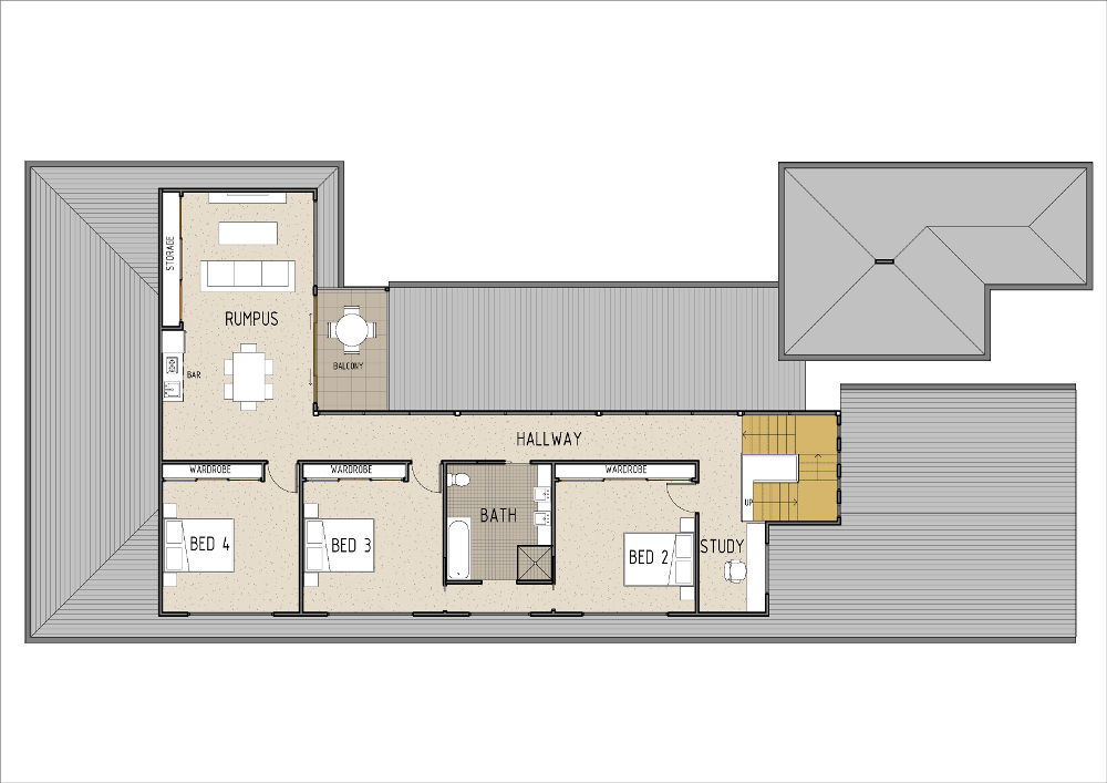 Home Design Antares - DSR5001- First Floor
