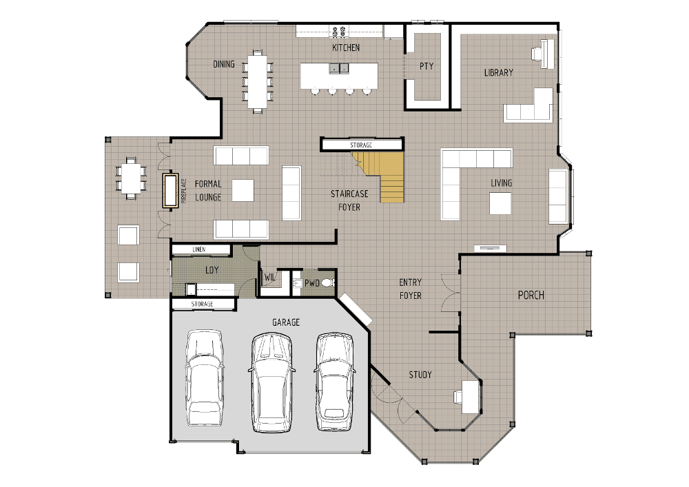 Home Design - Copernicus - H5003 - Ground Floor