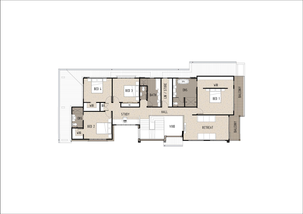 Home Design - Bellatrix - M5003 - First Floor