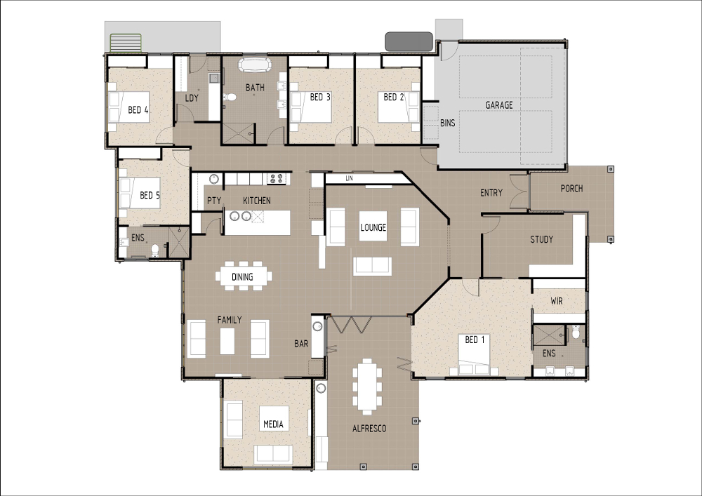 Home Design - Arianni - T5002 - Ground Floor